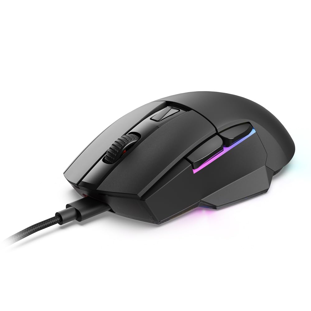 Sharkoon Skiller SGM50W Black, Wireless Optical Gaming Maus, RGB, PBT Button 5