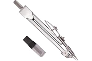Compass Drafting Supply Metal Material Universal Drawing Compass With Pencil Math Geometry Tools Professional and Fashion
