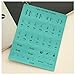 Chris-Wang 2 Sheets Self Adhesive Mini DIY Leather Monthly Calendar Index Tabs Reminder Stickers Flags for Appointment Book Events Diary Scrapbook Personal Planner (Blue)