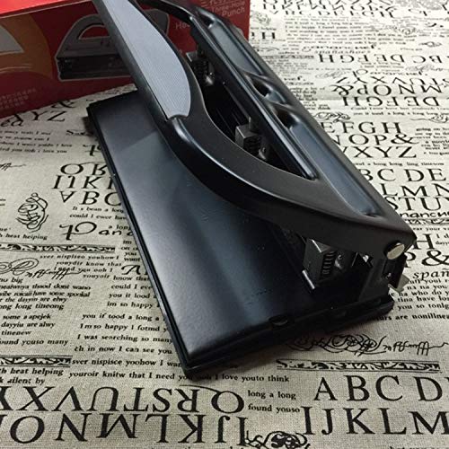 Hanghs Duty 3 Hole Punch with Ergonomic Handle, 35 Sheet Capacity 80g Paper, Black
