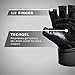 Harbinger Training Grip Non-Wristwrap Weightlifting Gloves with TechGel-Padded Leather Palm (Old Style), Large