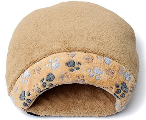 UpToYou Pet Bed Cave #SMALL BROWN
