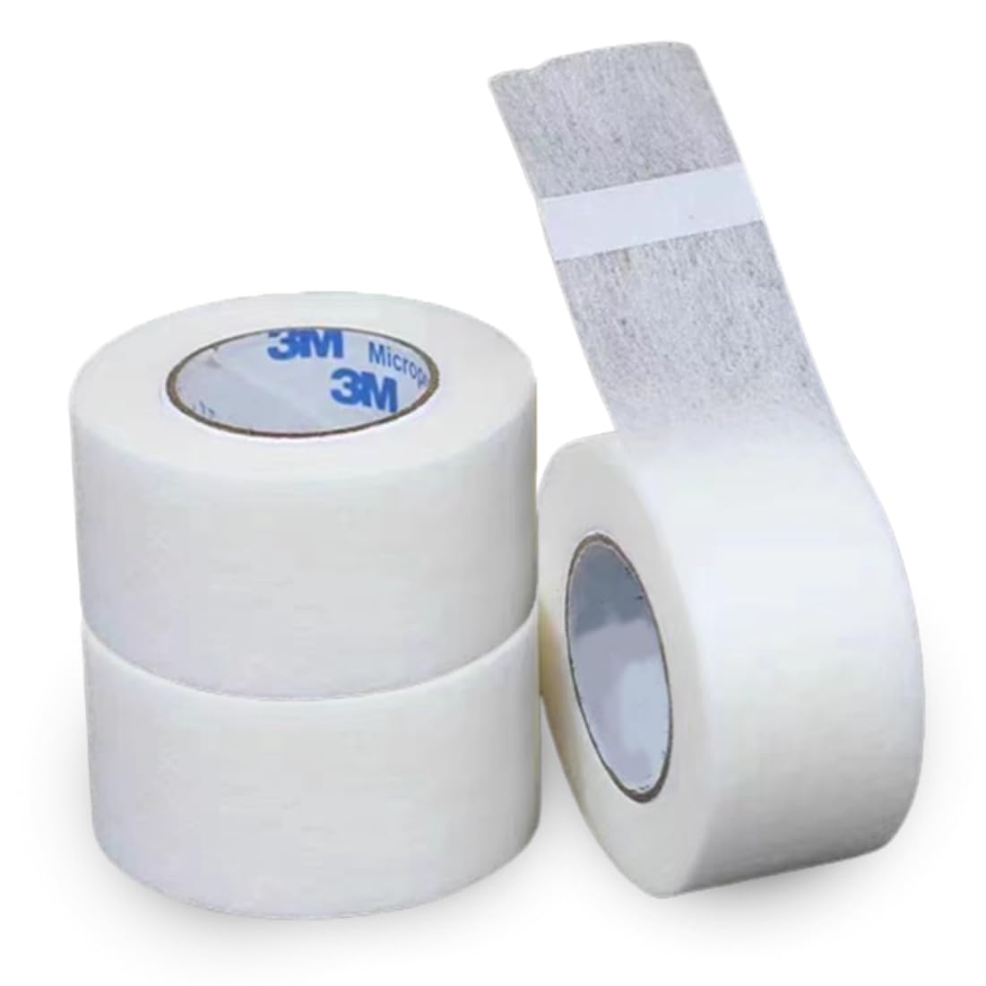 ZKSXOA Microporous Surgical Tape 2.4cm x 9m | 3 Rolls Micropore Surgical Tape | Medical Tape for Skin, Dressings and Face | First Aid Tape Suitable for Sensitive Skin