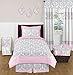 Sweet Jojo Designs Pink, Gray and White Elizabeth Lamp Shade