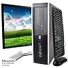 HP Elite Desktop, Intel Core 2 Duo Processor, 8 GB RAM, 500 GB Hard Drive, DVD-ROM, Wi-Fi, Windows 10 Home, 19″ LCD Monitor (Renewed)