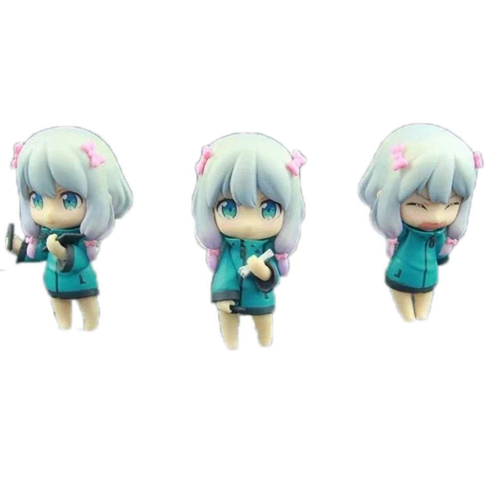 yuxia 3PC Eromanga Sensei Izumi Sagiri Nendoroid Statue Action Figure