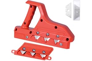 Plasterboard Fast Cutter, Precise 45 60 Gypsum Board Chamferer Handheld Gypsum Board Edge Planer, Woodworking Hand Plane Tool