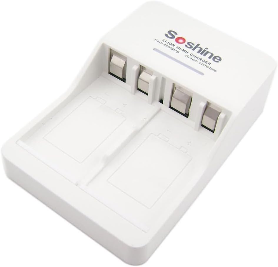 Amazon.com : 9V Rechargeable Battery Charger For 100Ma Li-Ion 160Ma