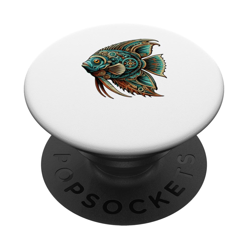 Mandala Art Angel Fish PopSockets Swappable PopGrip