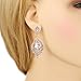 EleQueen Women's Gold-tone Austrian Crystal Teardrop Dangle Chandelier Sparking Earrings Clear
