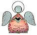 Grandmother Candle Holder - Glass Angel Tealight Candleholder with Flowers - Grandmas are Angels On Earth