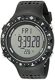 Columbia Men's Quartz Plastic and Polyurethane Fitness Watch, Color:Black (Model: CT004-001)