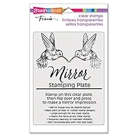 Stampendous SSC1330 Mirror Stamping Plate 4"X5.5", Multi