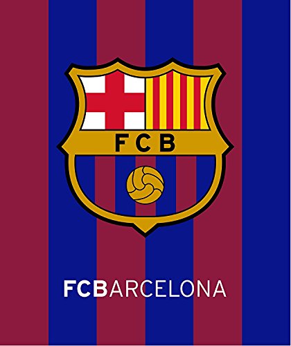 Fcb barcelona luxury plush throw blanket 50"x60"