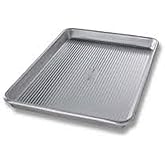 USA Pan Bakeware Nonstick Jelly Roll Pan With Lid, White