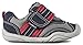 pediped Grip-N-Go Adrian Sneaker (Toddler),Navy/Grey/Red,22 EU (6-6.5 M US Toddler)