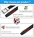 QISHI YUHUA Ratchet Belt for Men, Slide Men's Belt with Genuine Leather 1 3/8,Trim to Fit - Black,137-L