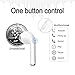 Bluetooth Earbuds Bluetooth Headphones Wireless Headphones Wireless Earbuds Bluetooth Headsets HD Stereo Mini TWS with Charging Case Noise Cancelling Earphones for All Bluetooth Devices (white)