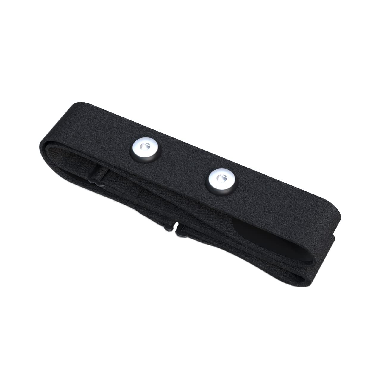 FITCENT Heart Rate Monitor Chest Replacement Strap, HR Sensor Belt Compatible with Polar H10 Wahoo Tickr Coospo Powrlabs Moofit Fitcent (Black)