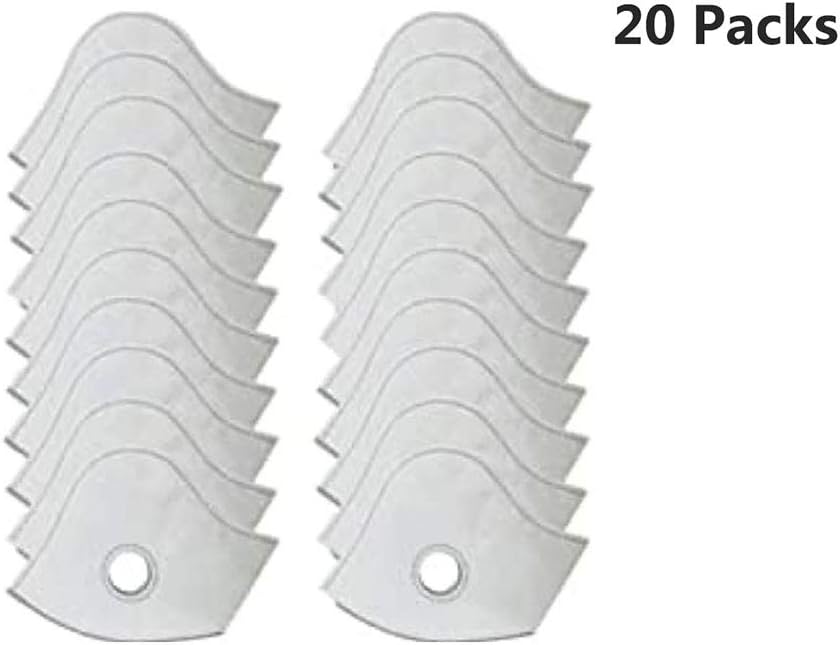 20 Activated Carbon Filters, dust Droplets, and Pollen can Effectively Filter More Than 95% of Harmful substances, Suitable for Most Bicycle Masks.