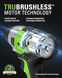 Greenworks 24V Brushless Impact Driver Kit, 2650