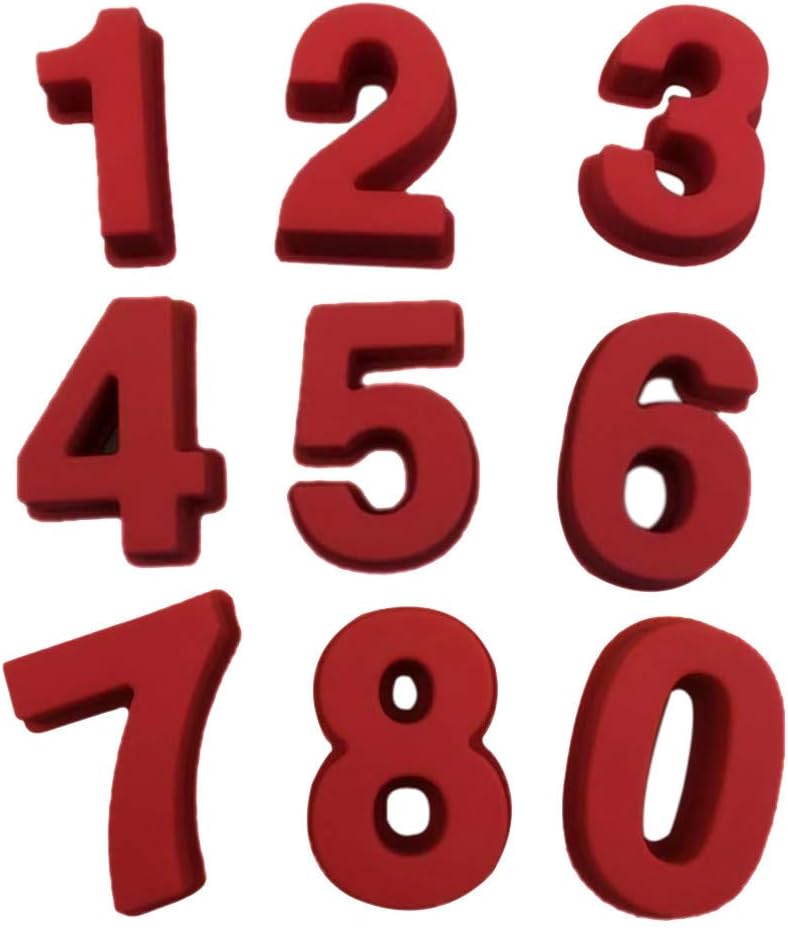 OCCOKO Silicone Molds For Christmas Tree Santa Claus Elk Sled Stick Mold Chocolate Cake Moulds Diy Silicone Cake Baking Mold(Red, 1 set)