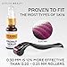 Derma Roller Kit 12-in-1 and Vitamin C Hyaluronic Acid Serum Set 0.30mm Microneedling Tool For Face Skin Massage Tool For Home Use by Everlong Beauty