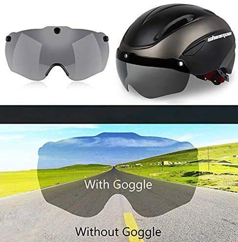 KINGLEAD Men's Bicycle Helmet, Women's CE Certified Bicycle Helmet with Visor, Removable Magnetic & Portable Bag, Super… 4 KINGLEAD Men's Bicycle Helmet, Women's CE Certified Bicycle Helmet with Visor, Removable Magnetic & Portable Bag, Super… - Image 5