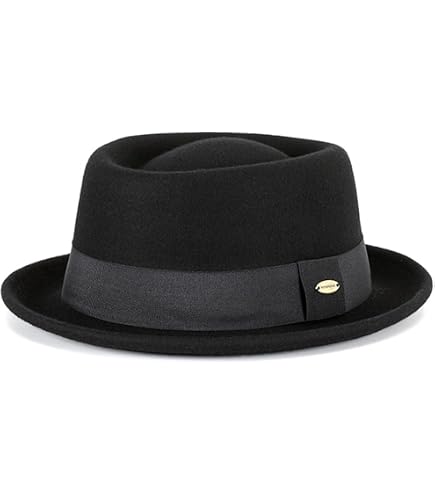 Chapeau de Costume de Derby Noir de Luxe par des Chapeaux de Fête