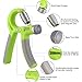 Hand Grip Strength Trainer Kit With 2 Hand Therapy Ball - Adjustable Resistance 22 To 88 Lbs - Non-Slip Gripper - Strengthening Exercises - Relieve Stress and Anxiety