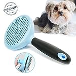 Dog Brush, Grooming Brush, DeShedding Tool Rake Pet Fur Painless Round Needle Bristle Safe Pet Friendly Pin Brush Quick Clean for Cat Dog Long Hair
