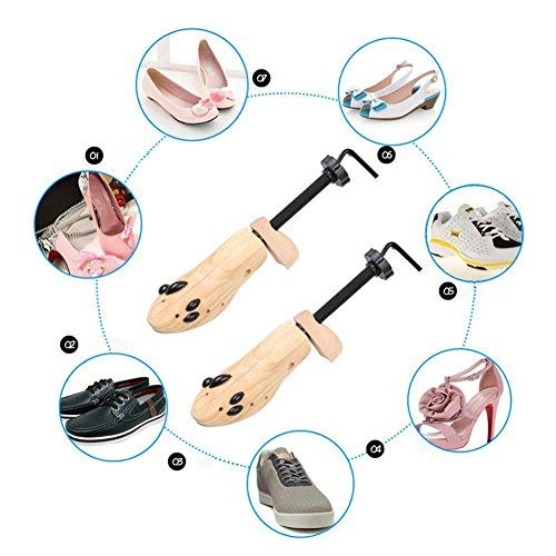 Assyrian 1 Pcs Shoe Stretcher Wooden Shoes Tree Shaper Rack Wood Adjustable Flats Pumps Boots Expander Trees - Expander Shoes