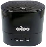Aroc Electronics BTS-600BLACK Bluetooth Portable Speaker and Hands Free Speakerphone, Black