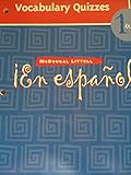 McDougal Littell En Espanol 1: Vocabulary Quizzes