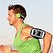 Topist Running Armband, Neoprene Incase Sports Armband Pouch for Running Jogging Exercise Gym Biking Walking and Other Workouts Fit iPhone 7 6 6s Plus Samsung Galaxy Note 7/4/3 S6/S5, Black
