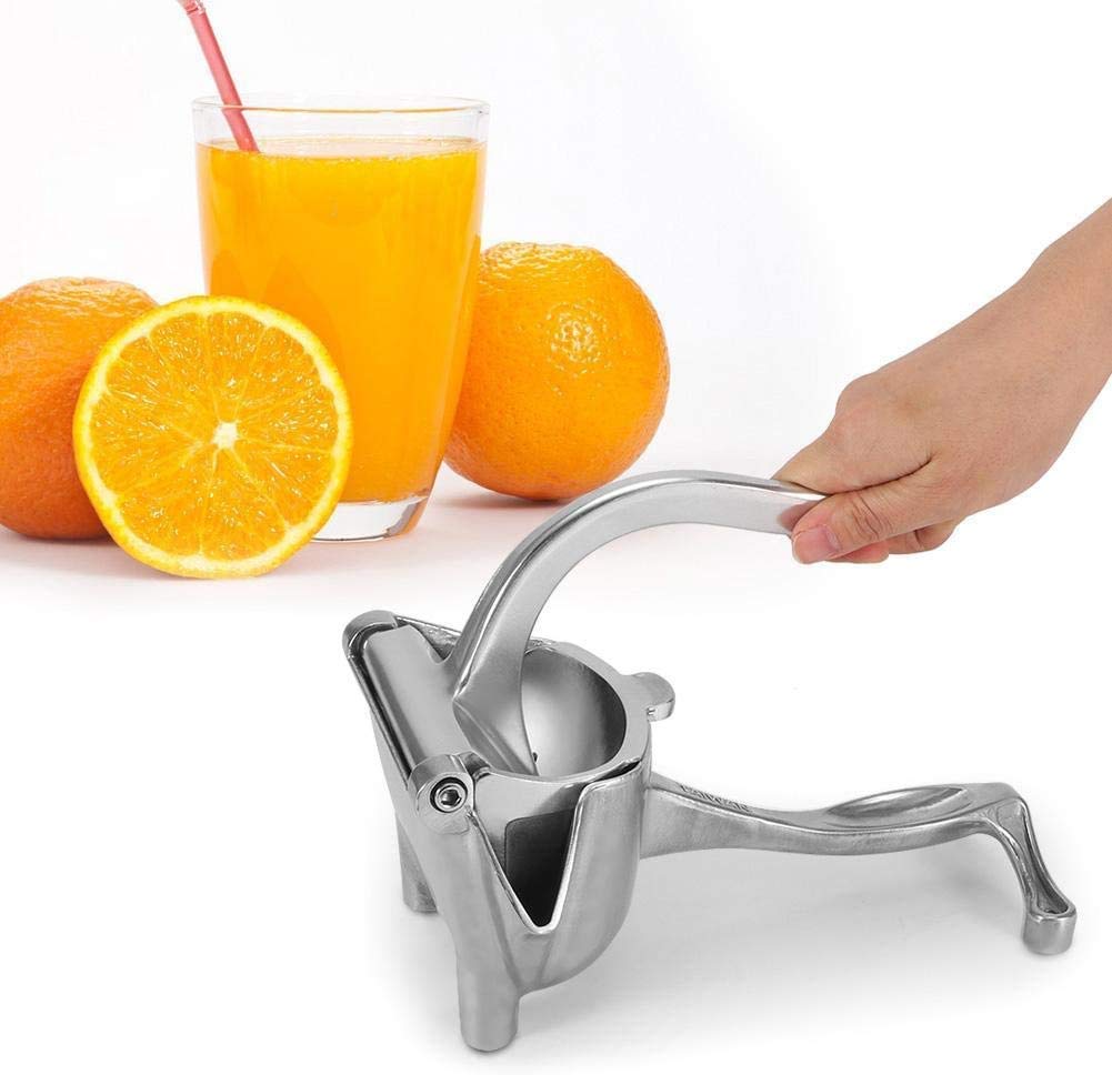 Lemon Squeezer, Aluminum Portable Manual Squeezer Press Extractor Tool for Fruit Juicer Lemon Orange Lime