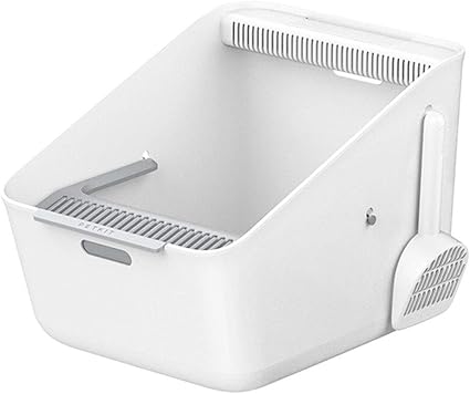 Qiaoh Bac A Litiere Automatique Autonettoyante Electrique Caisse Chat Litiere Avec Pelle A Litiere Ergonomique Bac A Litiere Pour Chats Autonettoyante Amazon Fr Cuisine Maison