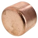 (10-Pack) PROCURU 3/4-Inch Copper Pipe Cap | Professional Series NSF Lead Free Certified (10-Pack, 0.75 Inch (3/4