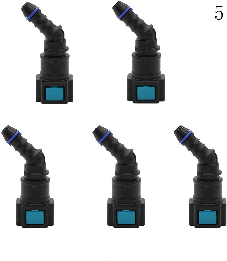 Fuel Line Quick Connector for 5/16" Steel to 1/4 ID 5/16 OD