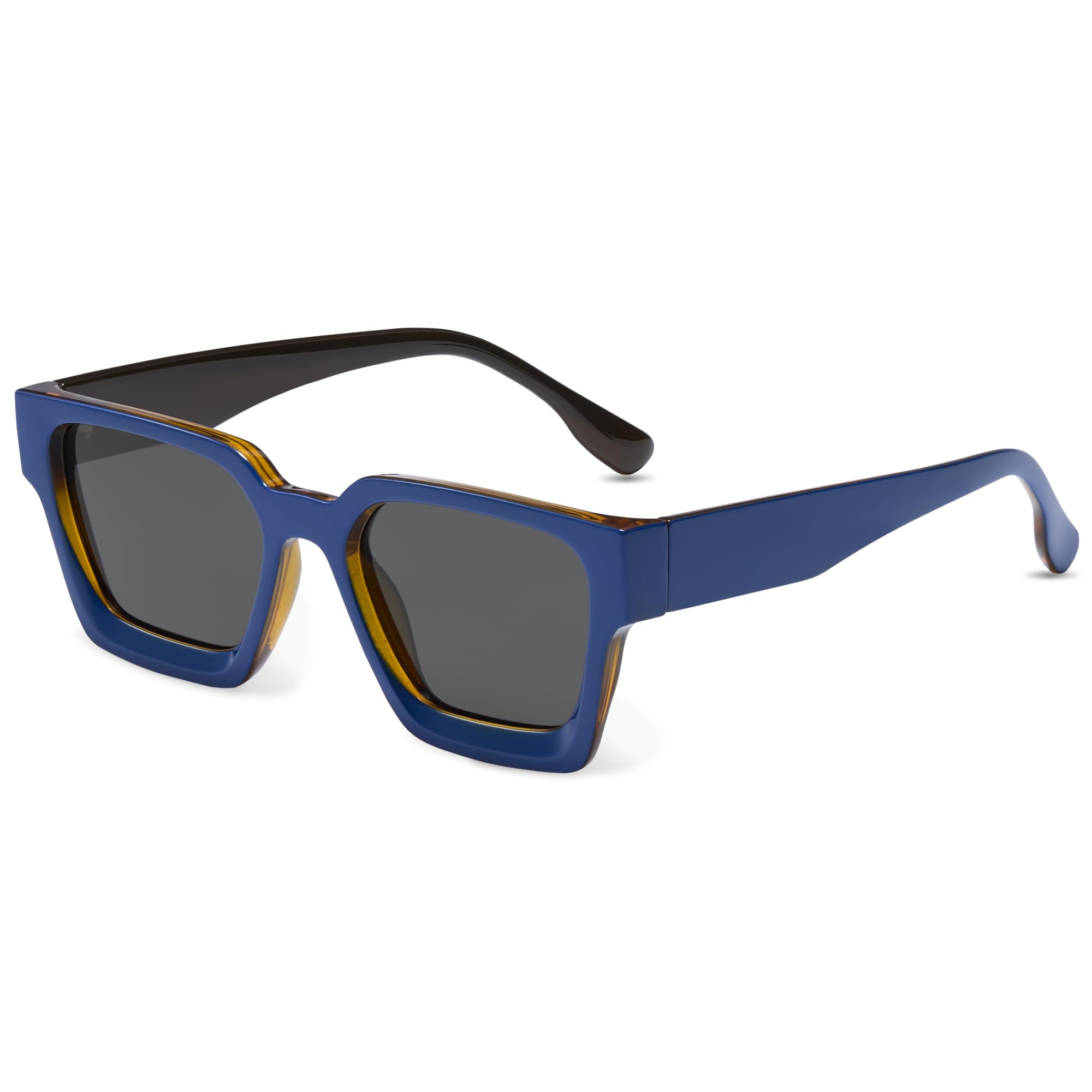 Photo 1 of livho Rectangle Polarized Sunglasses Trendy for Women Men Retro Sun Glasses for Women Men 2025 Oversized UV Protection Shades