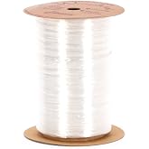Berwick Wraphia Pearlized Rayon Craft Ribbon, 100-Yard Spool, White