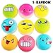 Jumbo Squishies Slow Rising Random 5 pcs Kawaii Scented Fruit Charm Lemon Peach French Fries Ice Cream Cone Emoji Panda Best Toy for Kids & Adults Fun Activites Party & Stress-relief ball
