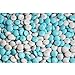 m&m Light Blue & White Milk Chocolate Candy 2 Pound Resealable Pouch Bag