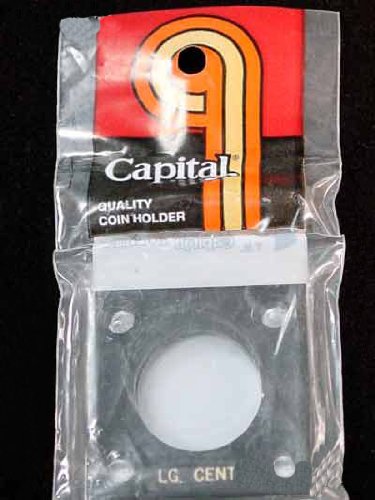 Capital Plastics 2x2 Holder - LARGE CENT in Black