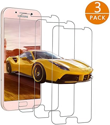SUFUS Screen Protector for Samsung Galaxy A5 2017, 3-pack Tempered Glass Screen Protector for Samsung Galaxy A5 2017, Premium Clear 9H Hardness Ultra Thin Tempered Glass Screen Protector