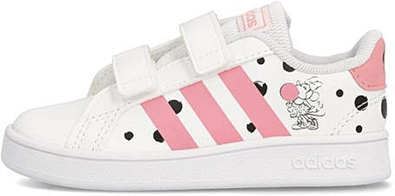 Amazon アディダス 女の子 キッズ 子供靴 運動靴 通学靴 ミニーマウス ベビーシューズ スニーカー グランドコートi クッション性 カジュアル デイリー スポーツ スクール 学校 Grandcourt I Fz3229 Adidas アディダス ベビーシューズ
