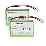 2 Packs Floureon Rechargeable Cordless Phone Battery for V-Tech 89-1323-00-00 Model 27910 Cordless Telephone Battery Replacement Pack