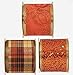 Decorative Autumn Harvest Fall Wire-Edged Ribbon, 3-yd. Spools, 7-ct Set