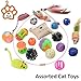 PetBemo Cat Toys 20 Pack Assorted Pet Cat Toys Collection Play Set Interactive Toys for Cats, Cat Toy Teaser Wand Best Cat Toys for Exercise, Pet Thanksgiving Gift