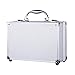 Maúve Carry All Trunk Train Case with Makeup and Reusable Black & White Aluminum Case